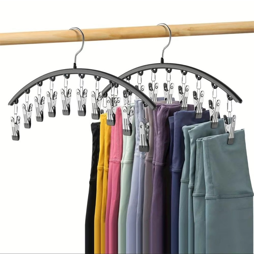 NWT Black and Silver Leggings Closet Organizer